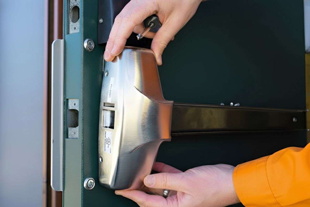 Emergency locksmith unlocking a car door during a lockout in Tucson, AZ