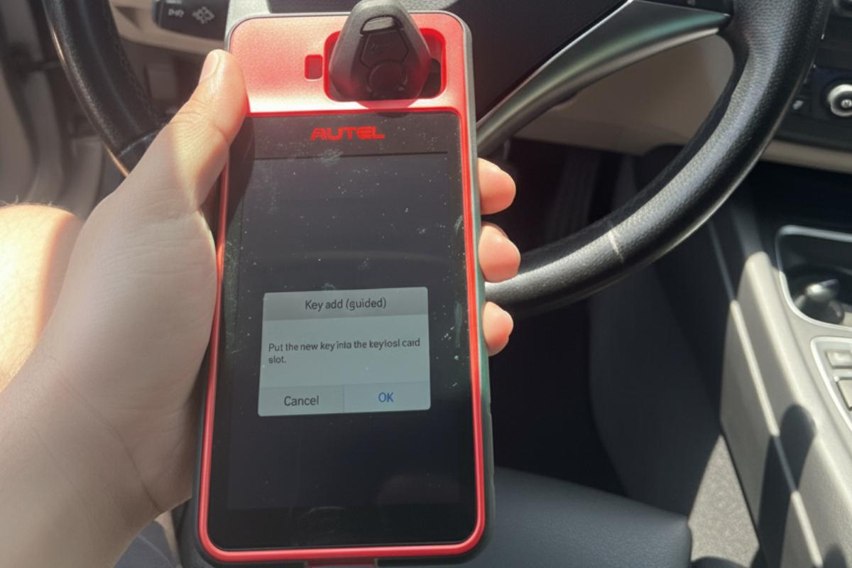 Emergency locksmith unlocking a car door during a lockout in Tucson, AZ