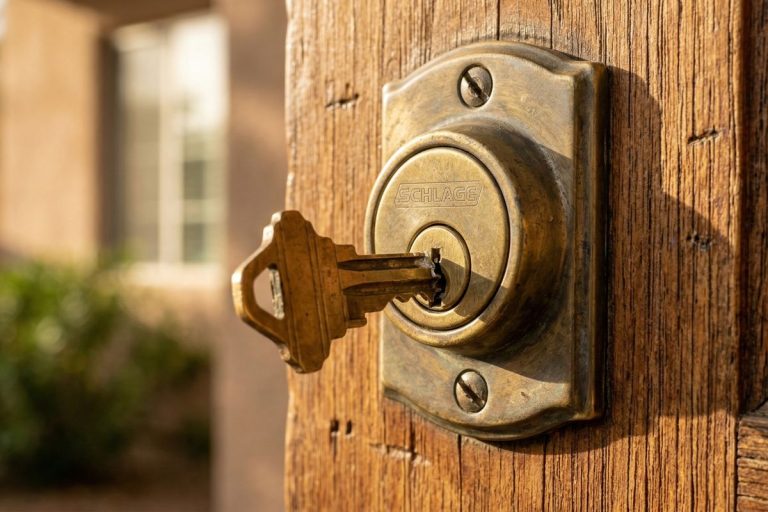 Broken key in lock