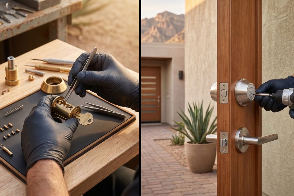 Lock rekeying cost