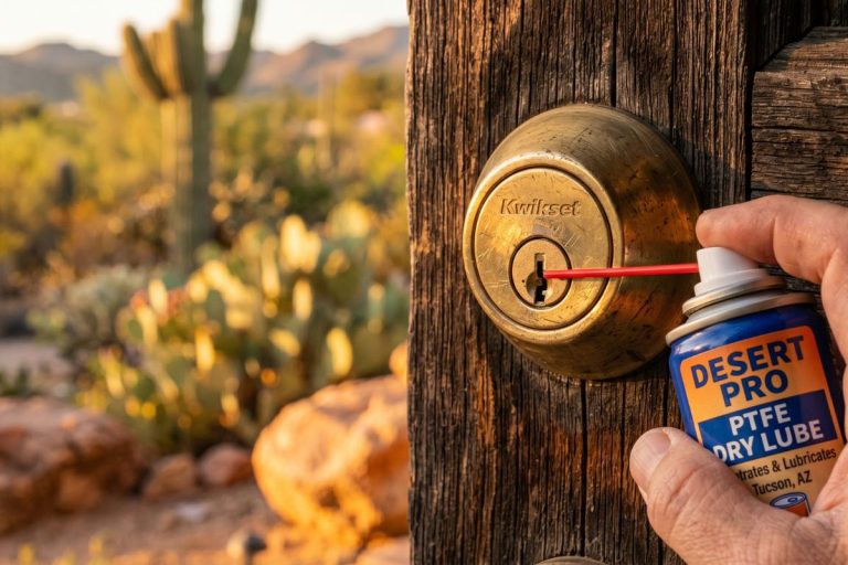 How to lubricate a lock