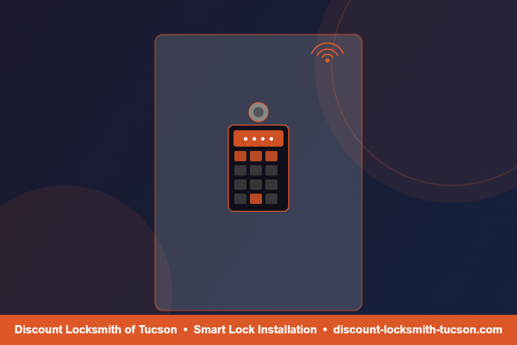 Smart keypad deadbolt installed on vacation rental door – Discount Locksmith of Tucson