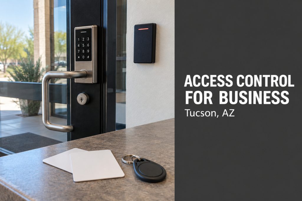 Access control for small business: keypad and card reader
